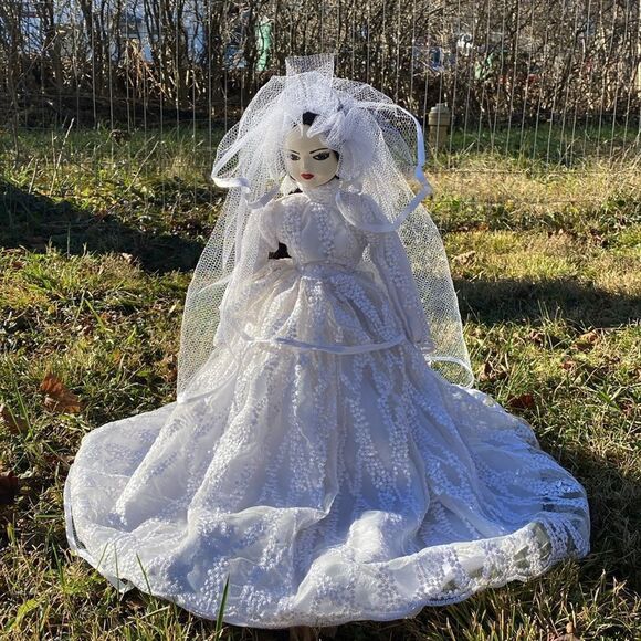 Handmade bride decorative doll - Picture 6 of 9